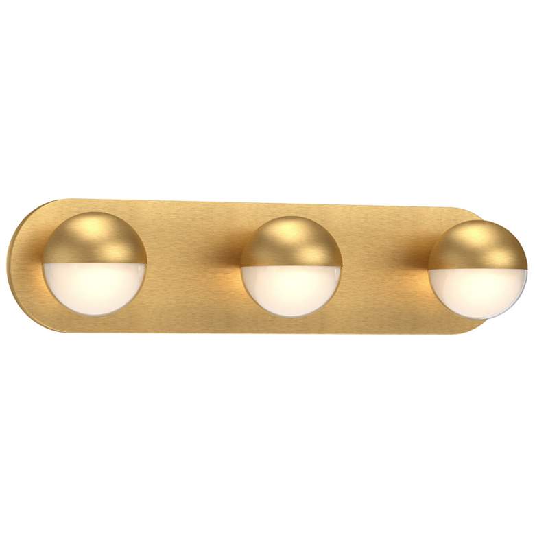 Image 1 Kuzco Pluto LED 21-in Brushed Gold Vanity Light