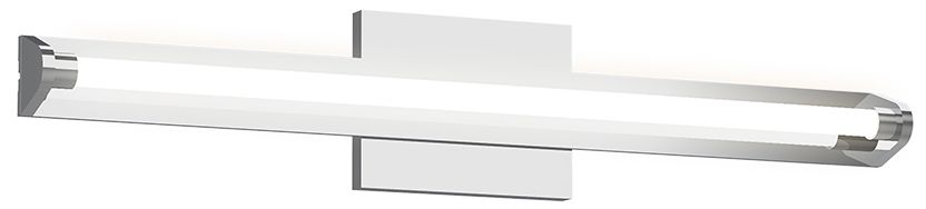 Image 3 Kuzco Plymouth LED 24-in Chrome Vanity Light more views