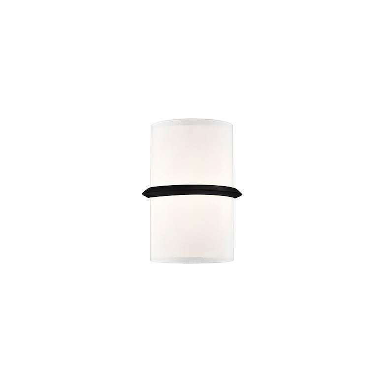 Image 2 Kuzco Pondi LED 9-in Black Wall Sconce more views