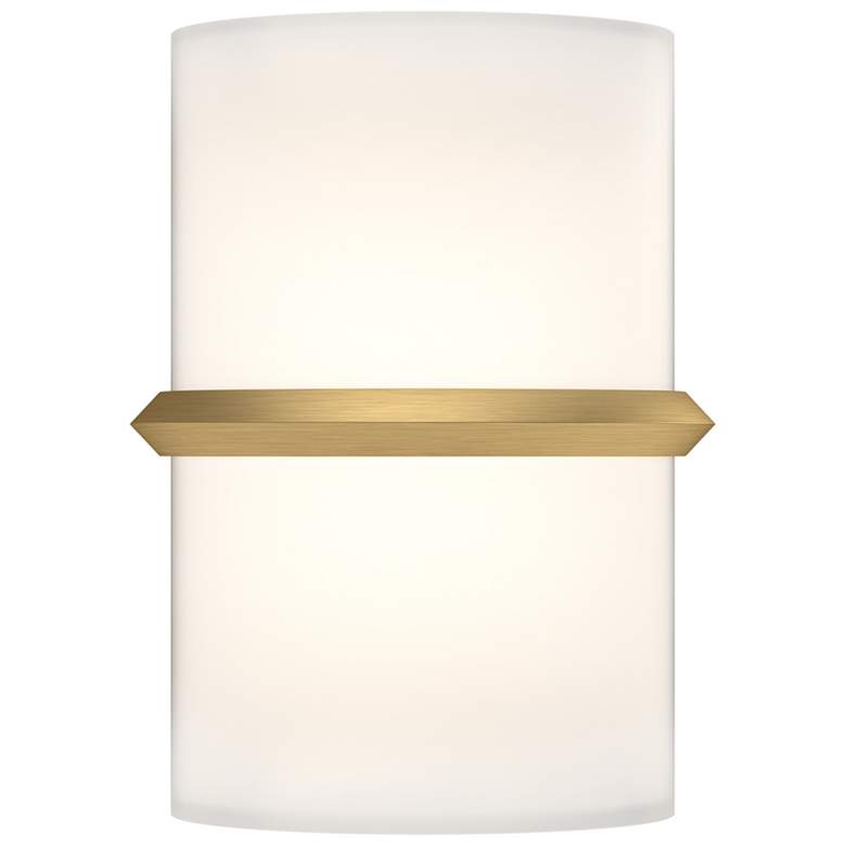 Image 1 Kuzco Pondi LED 9-in Brushed Gold Wall Sconce