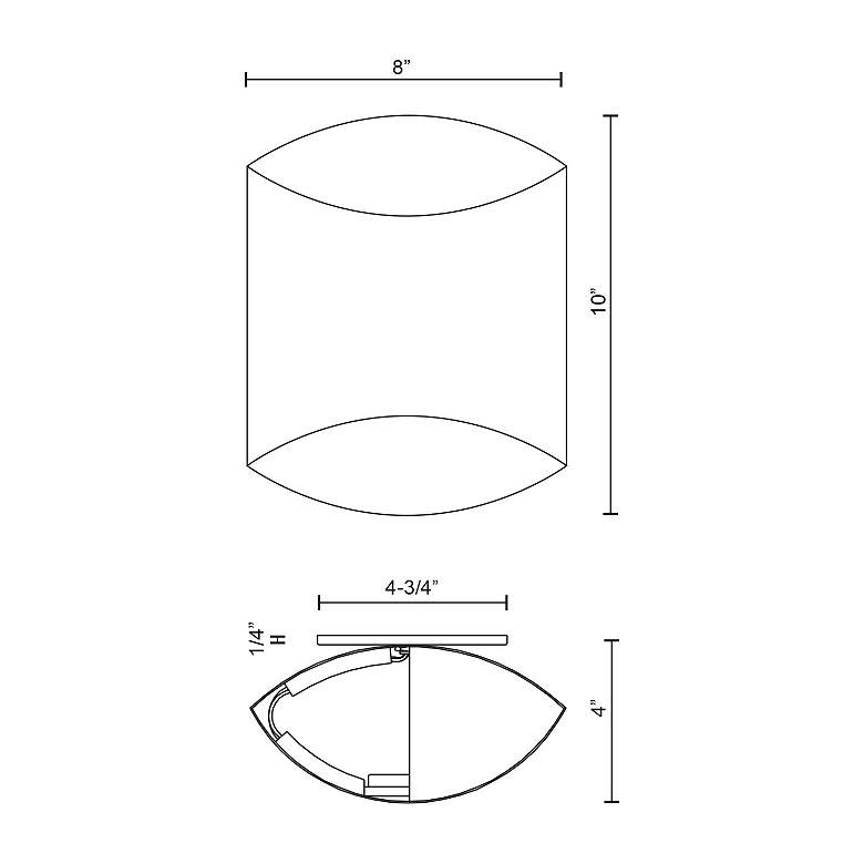 Image 5 Kuzco Preston 8-in Black Wall Sconces more views