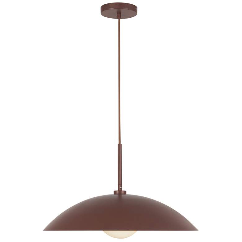 Image 2 Kuzco Regent E26 19-in Burgundy Pendant