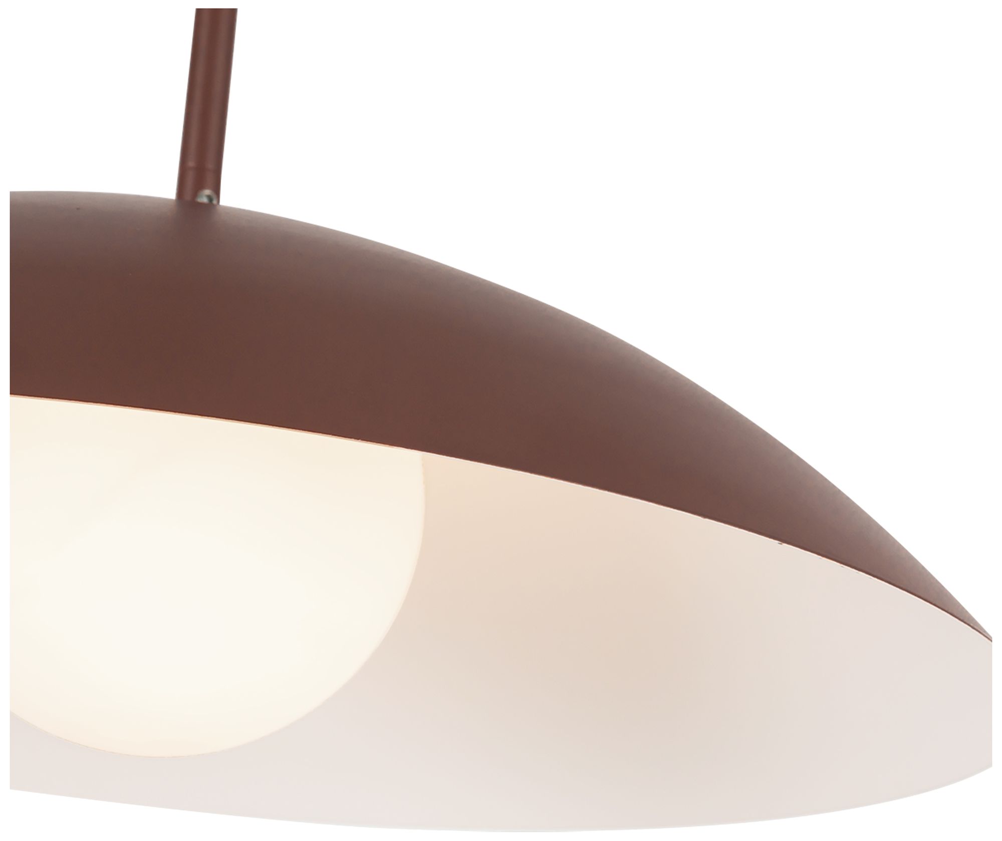 Image 4 Kuzco Regent E26 19-in Burgundy Pendant more views