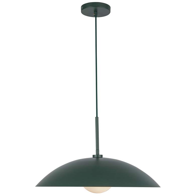 Image 1 Kuzco Regent E26 19-in Pine Green Pendant