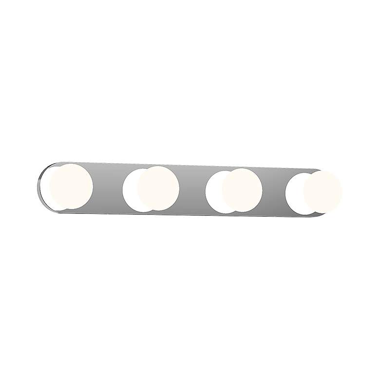 Image 1 Kuzco Rezz LED 16-in Chrome Vanity Light