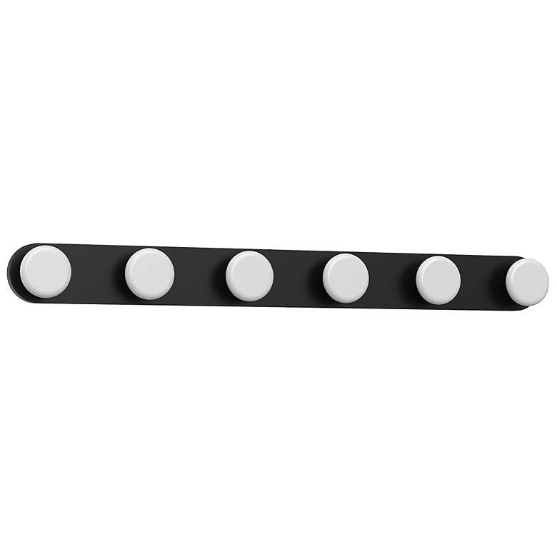 Image 1 Kuzco Rezz LED 25-in Black Vanity Light