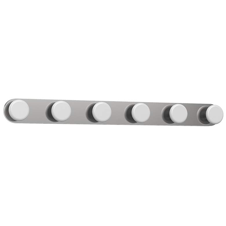 Image 1 Kuzco Rezz LED 25-in Brushed Nickel Vanity Light