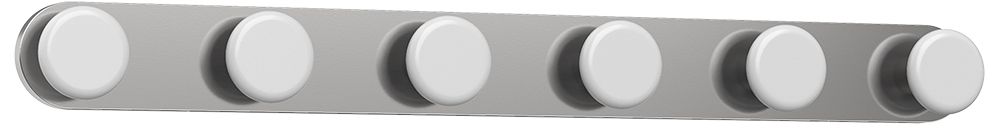 Image 2 Kuzco Rezz LED 25-in Brushed Nickel Vanity Light more views