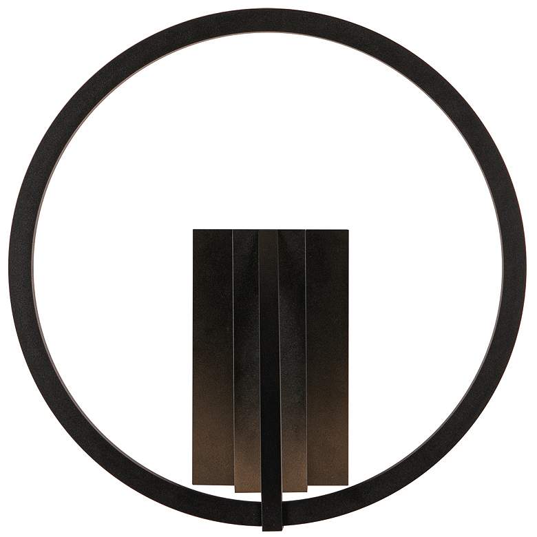 Image 1 Kuzco Roda LED 12-in Black Wall Sconce