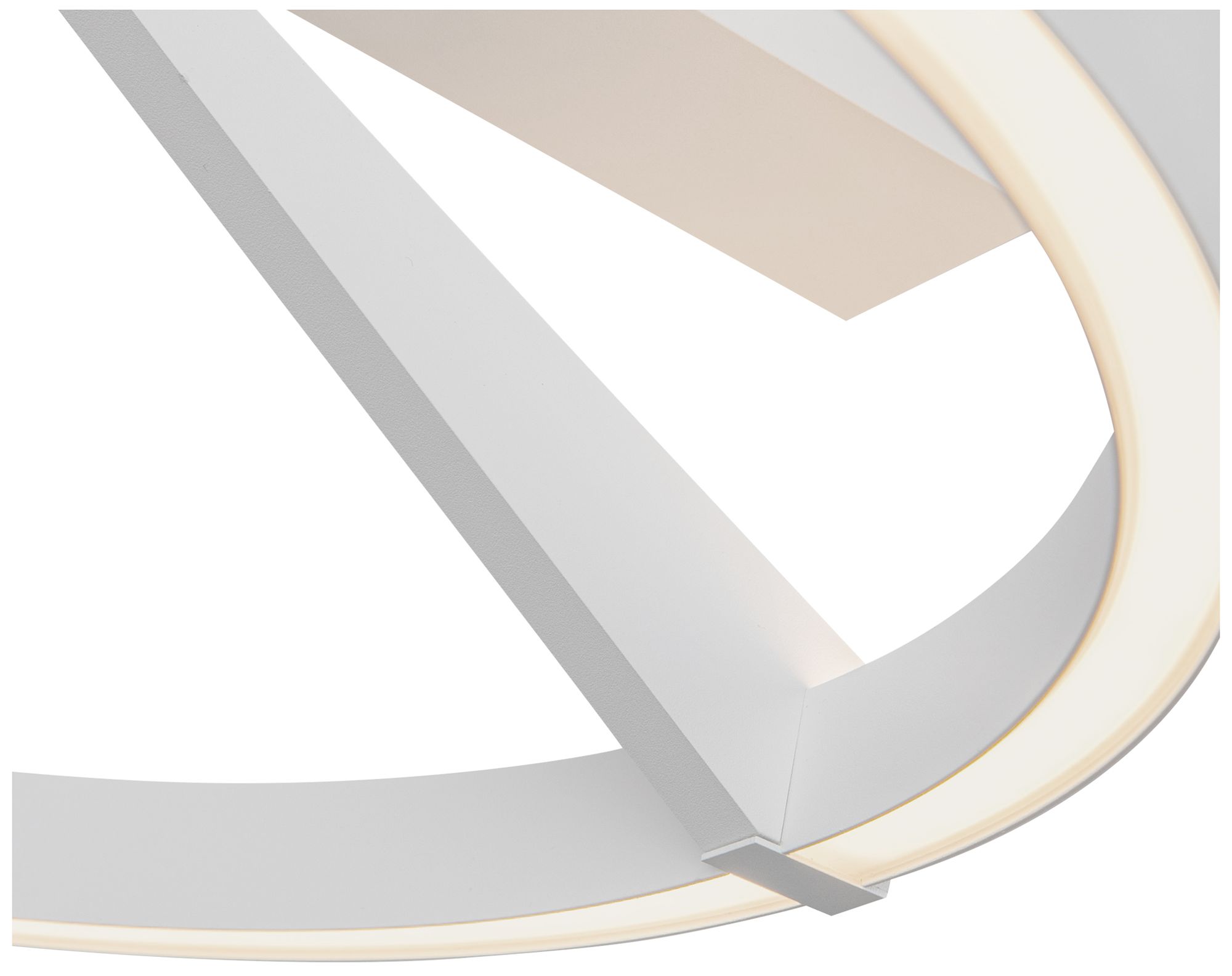 Image 4 Kuzco Roda LED 16-in White Semi-Flush Mount more views