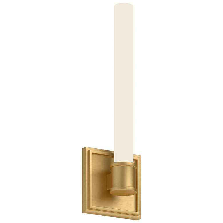 Image 1 Kuzco Rona LED 14-in Brushed Gold Wall Sconce