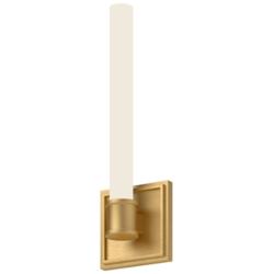Kuzco Rona LED 14-in Brushed Gold Wall Sconce