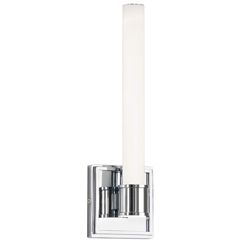 Image 1 Kuzco Rona LED 14-in Chrome Wall Sconce