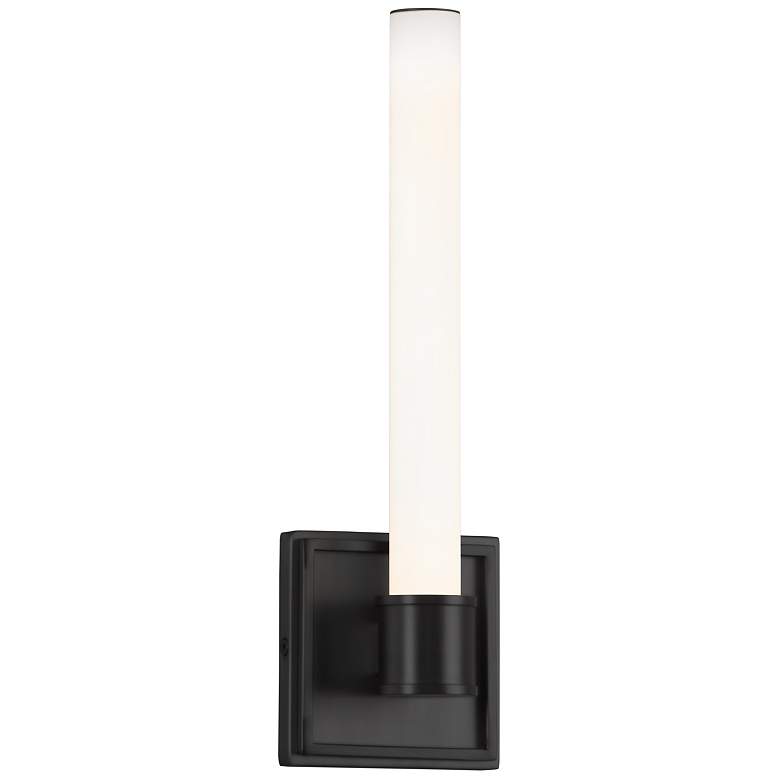 Image 1 Kuzco Rona LED 24-in Black Wall Sconce