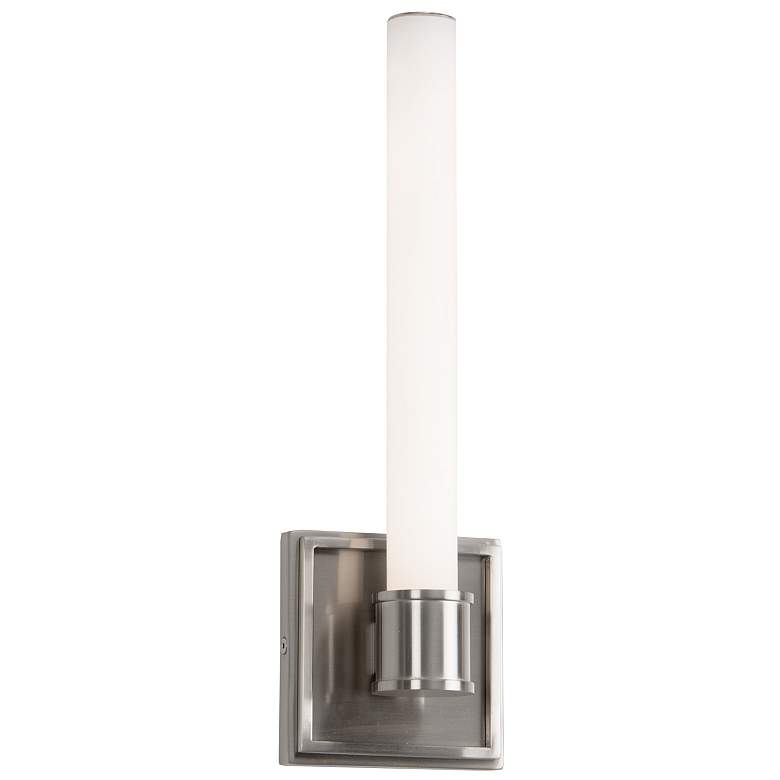 Image 1 Kuzco Rona LED 24-in Brushed Nickel Wall Sconce