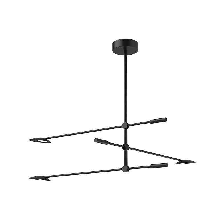 Image 4 Kuzco Rotaire LED 32-in Black LED Chandeliers more views