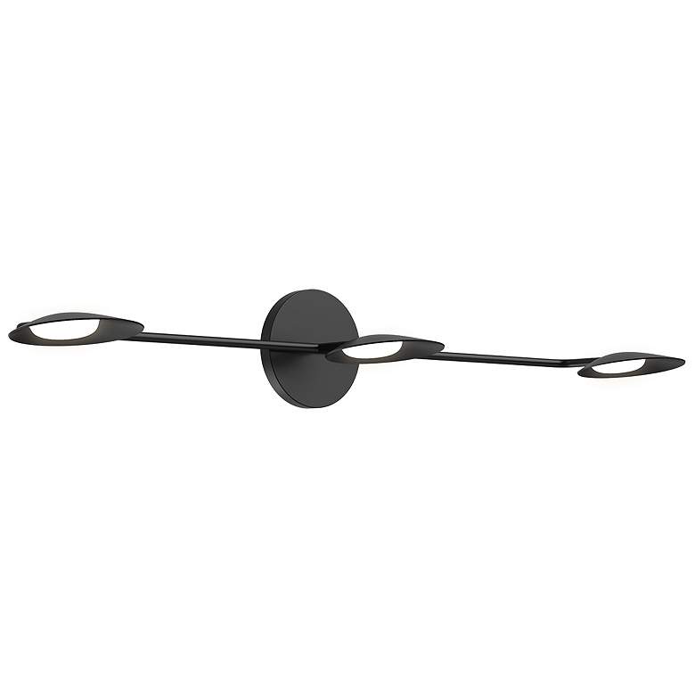Image 1 Kuzco Rotaire LED 33-in Black Vanity Light