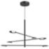 Kuzco Rotaire LED 36-in Black LED Chandeliers