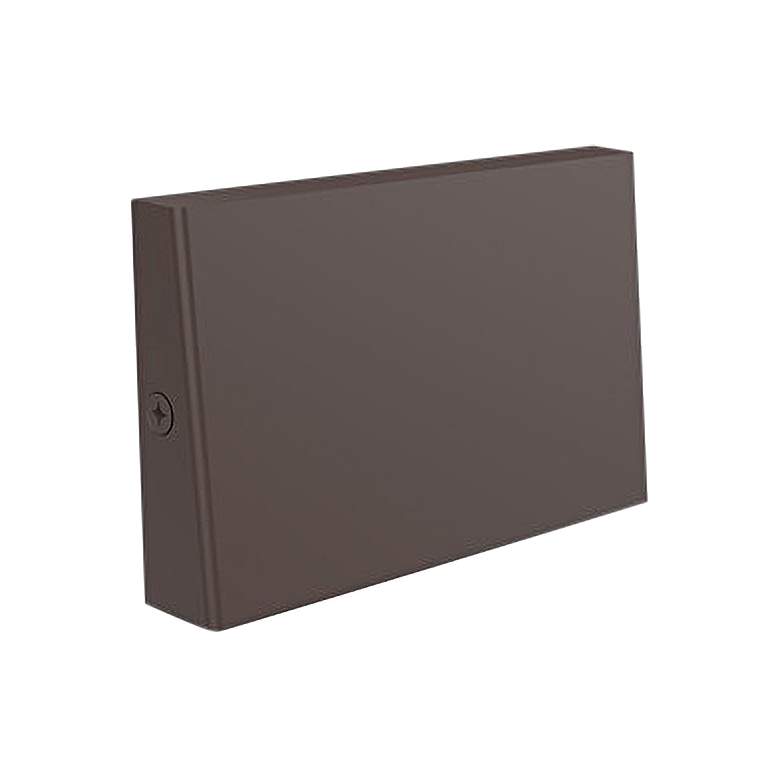 Image 1 Kuzco Roto 5" Wide Bronze Horizontal LED Outdoor Step Light