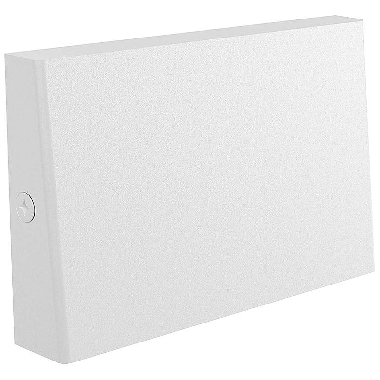 Image 1 Kuzco Roto 5" Wide White Horizontal LED Outdoor Step Light