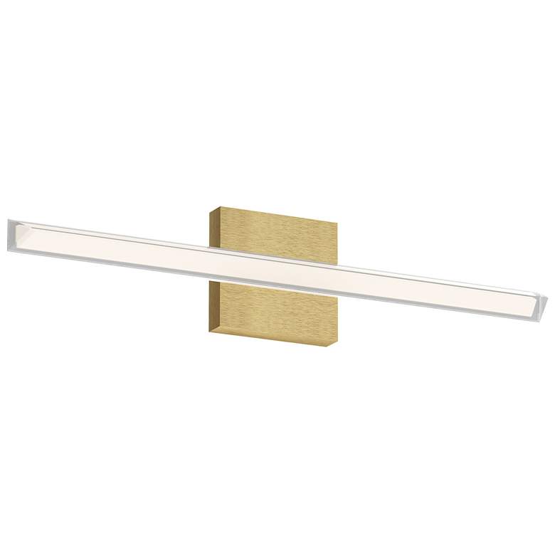 Image 1 Kuzco Saphir LED 23-in Brushed Gold Vanity Light