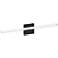 Kuzco Saphir LED 34-in Black Vanity Light