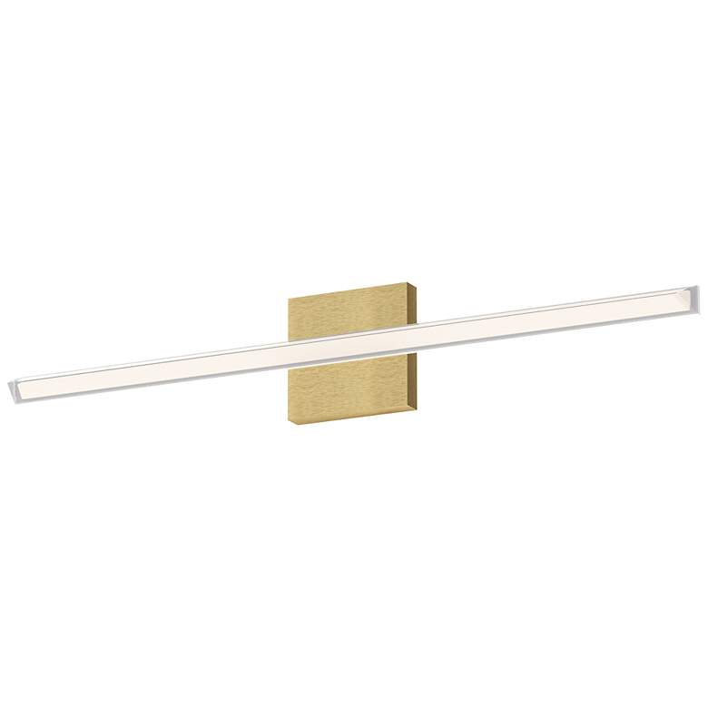 Image 1 Kuzco Saphir LED 34-in Brushed Gold Vanity Light