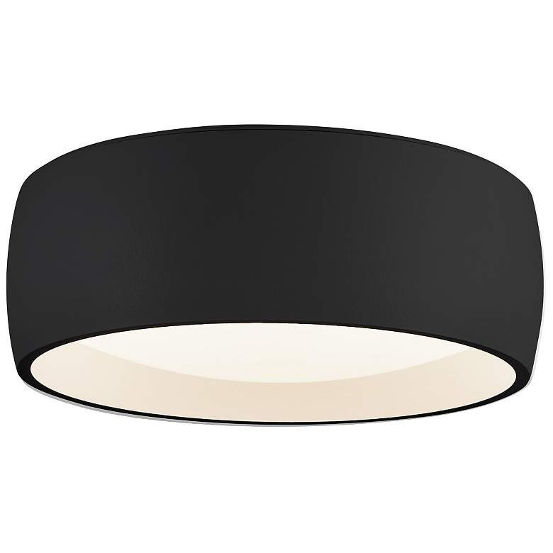 Image 1 Kuzco Savile LED 4-in Black Flush Mount