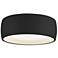Kuzco Savile LED 4-in Black Flush Mount