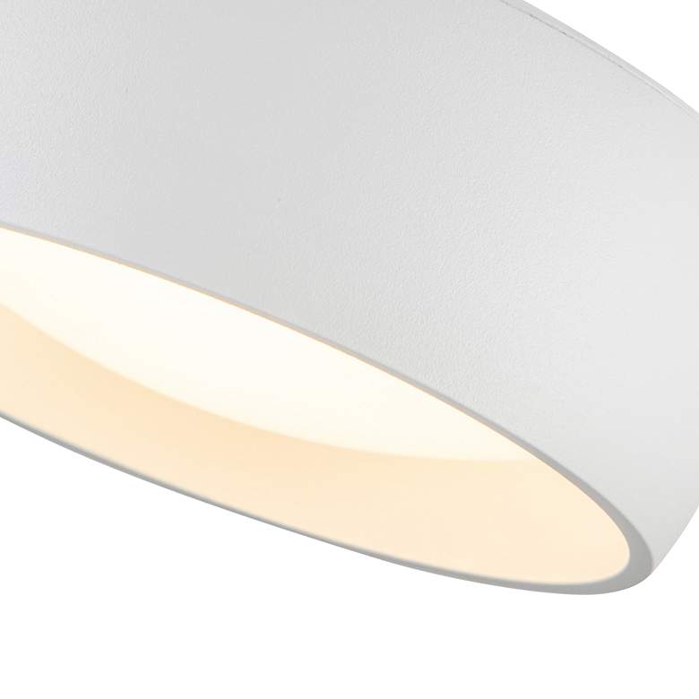 Image 5 Kuzco Savile LED 4-in White Flush Mount more views