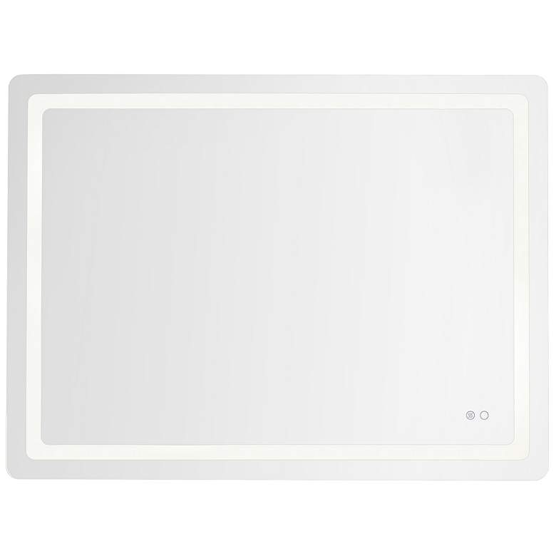 Image 1 Kuzco Seneca LED 48-in Sandblasted Merc Edge Vanity Mirror