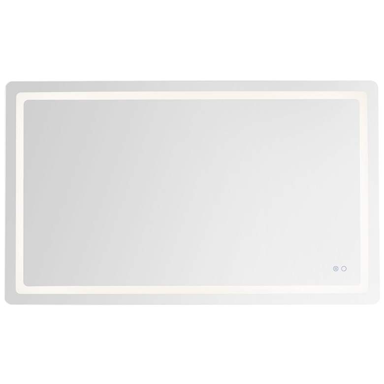 Image 1 Kuzco Seneca LED 60-in Sandblasted Merc Edge Vanity Mirror