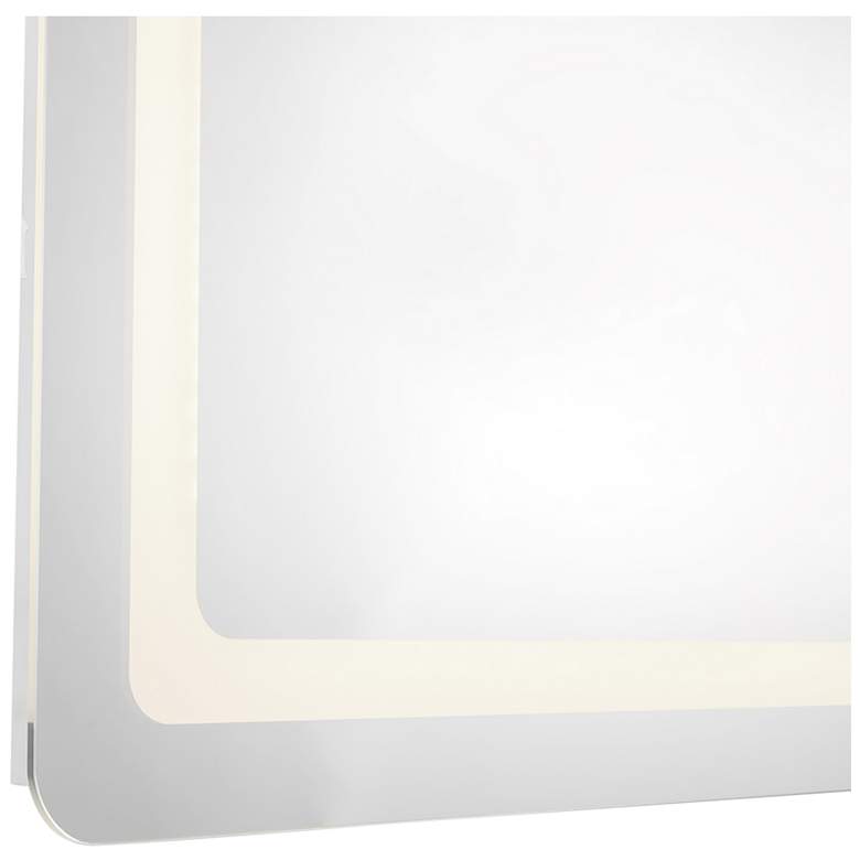 Image 3 Kuzco Seneca LED 60-in Sandblasted Merc Edge Vanity Mirror more views