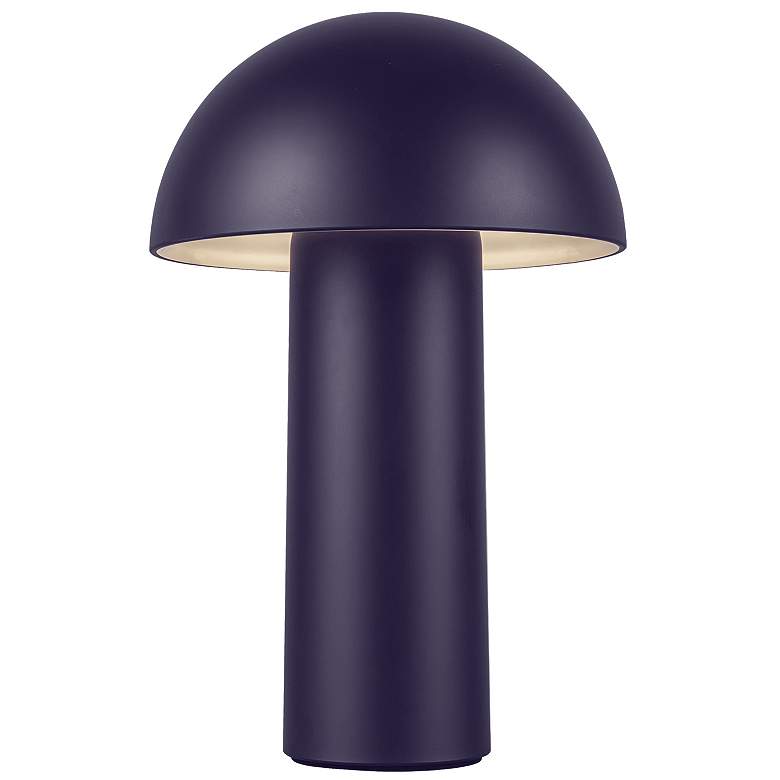 Image 1 Kuzco Setas LED 6-in Navy Blue LED Table Lamp
