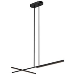 Kuzco Shift LED 48-in Black Linear Pendant