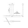 Thumbnail4 of Kuzco Shift LED 48-in Black Linear Pendant more views