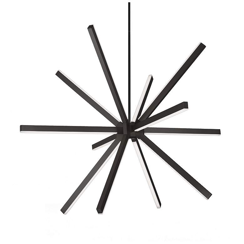 Image 2 Kuzco Sirius LED 48-in Black LED Chandeliers