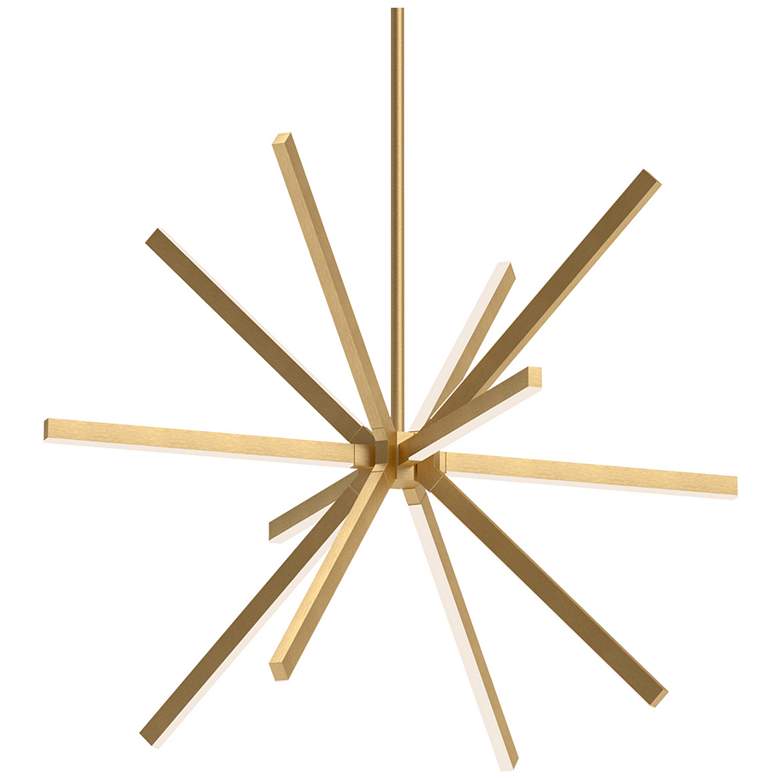 Image 1 Kuzco Sirius LED 48-in Brushed Gold LED Chandeliers
