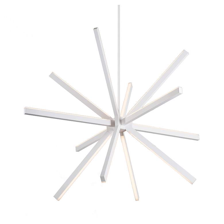 Image 1 Kuzco Sirius LED 48-in White LED Chandeliers