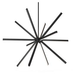 Kuzco Sirius LED 56-in Black LED Chandeliers