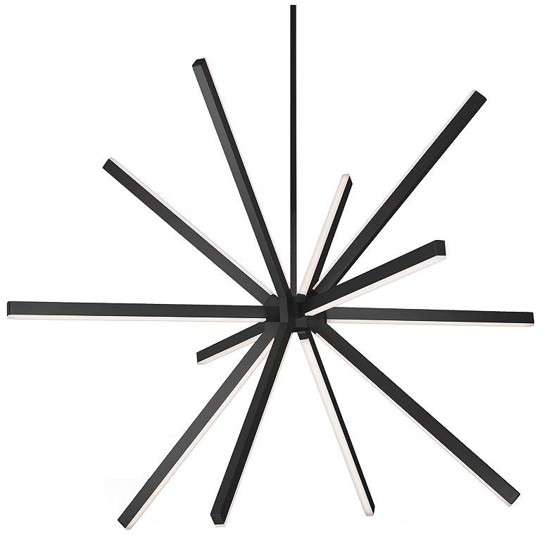 Image 1 Kuzco Sirius LED 56-in Black LED Chandeliers