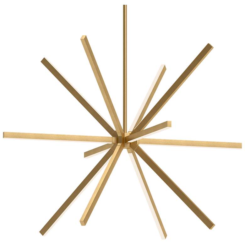 Image 1 Kuzco Sirius LED 56-in Brushed Gold LED Chandeliers