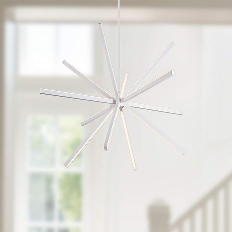 Image 1 Kuzco Sirius LED 56-in White LED Chandeliers