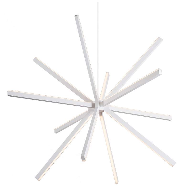 Image 1 Kuzco Sirius LED 56-in White LED Chandeliers
