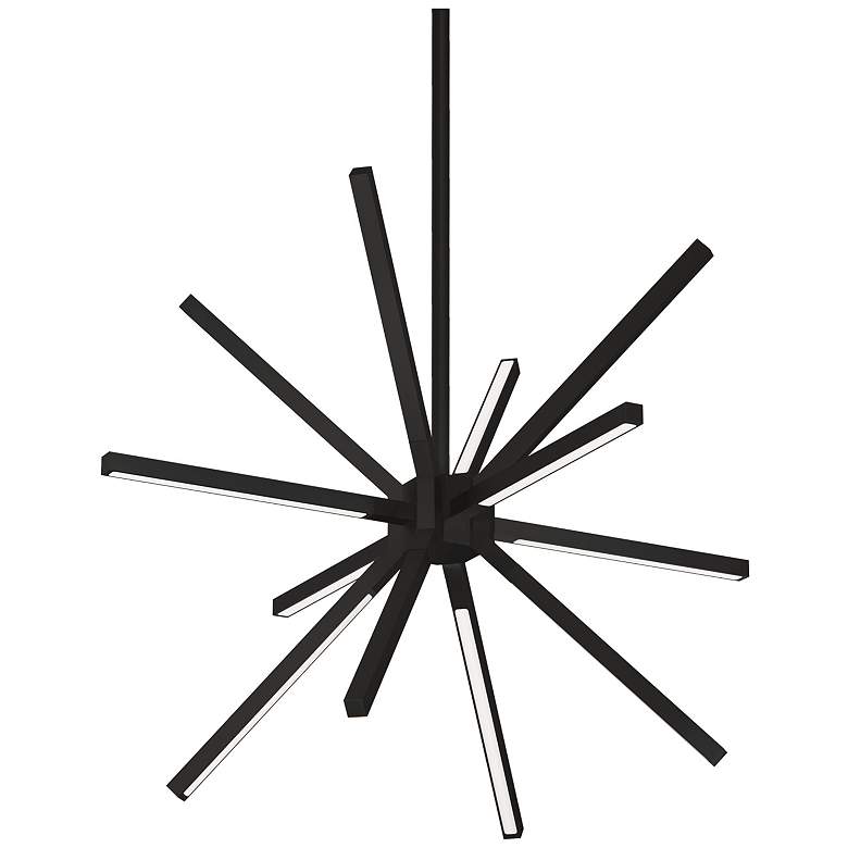 Image 1 Kuzco Sirius Minor LED 20-in Black LED Chandeliers