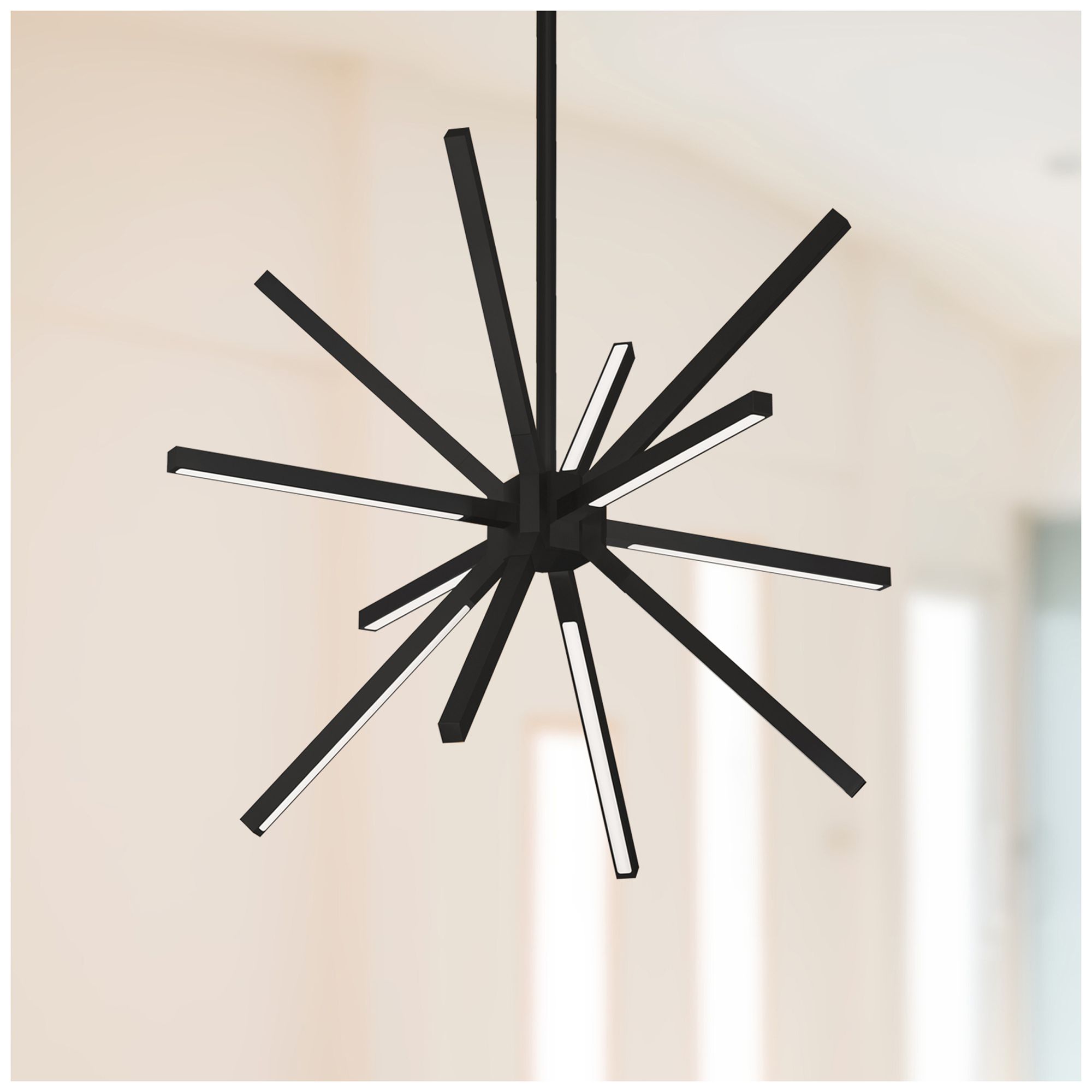 Image 3 Kuzco Sirius Minor LED 20-in Black LED Chandeliers more views