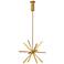 Kuzco Sirius Minor LED 20-in Brushed Gold Chandelier