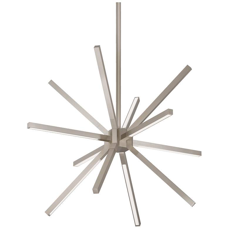 Image 1 Kuzco Sirius Minor LED 20-in Brushed Nickel LED Chandeliers