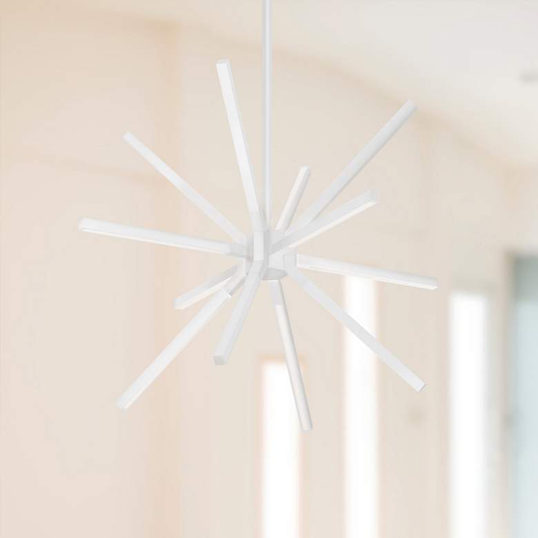 Image 1 Kuzco Sirius Minor LED 20-in White LED Chandeliers