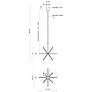 3_Kuzco Sirius Minor LED 20-in White LED Chandeliers more views
